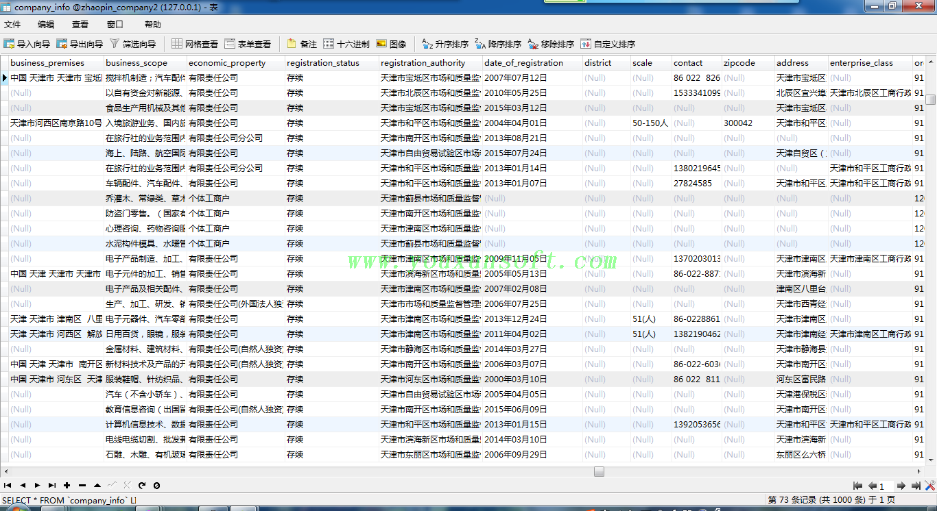 招聘企业采集_企业注册信息查询_24