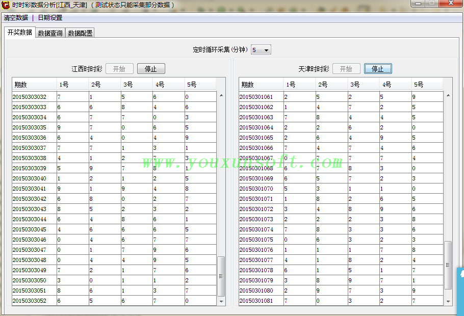 江西_天津时时彩数据分析器