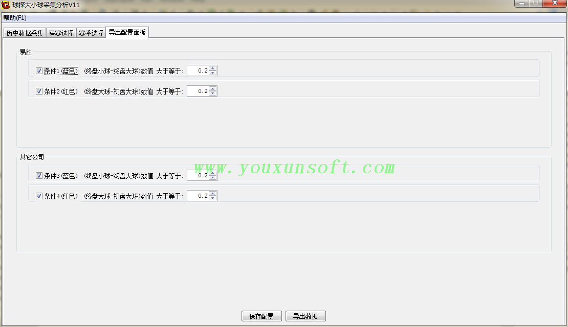 球探网足球赔率数据采集分析器V11-3