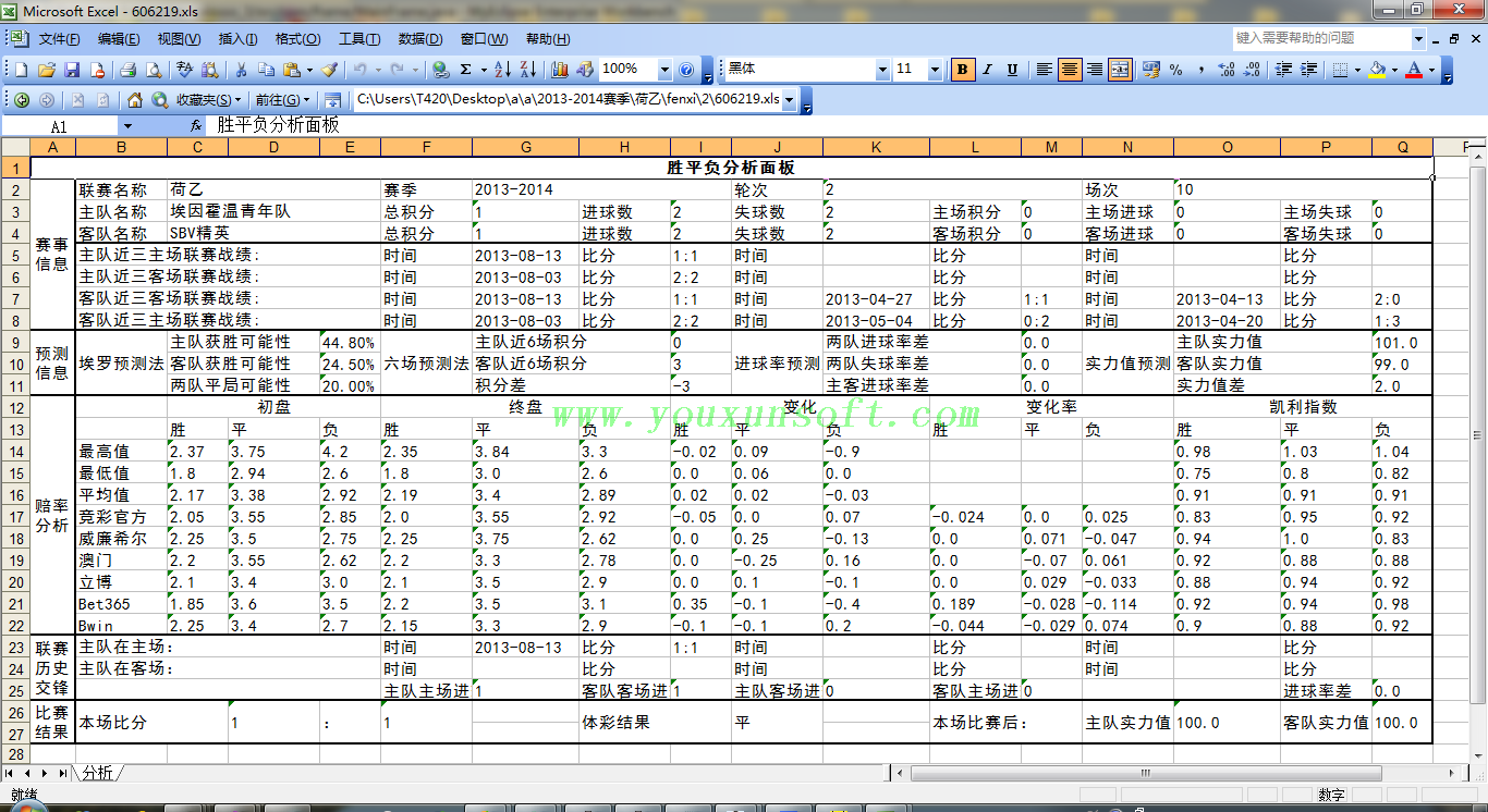 澳客足球赔率采集分析器V3-7