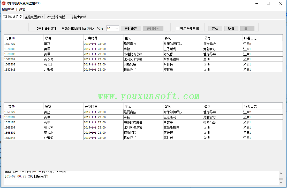 球探网欧赔变赔监控V33