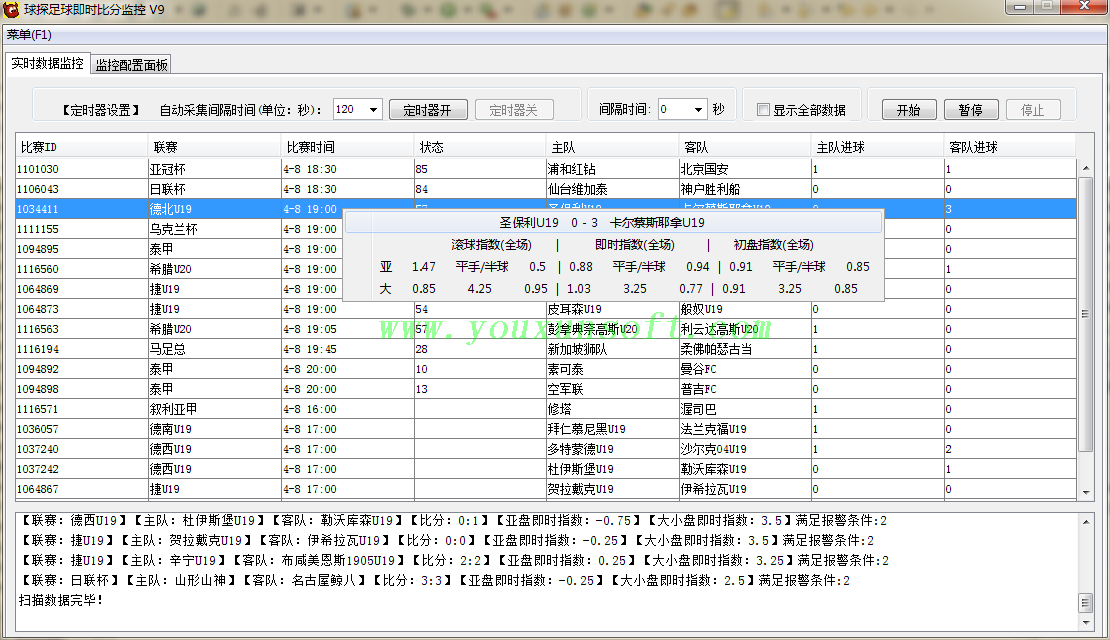 球探网足球即时比分监控V9-1