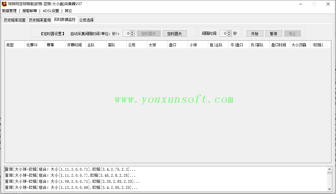  球探网足球赔率[欧赔-亚赔-大小盘]抓取采集器V37_5