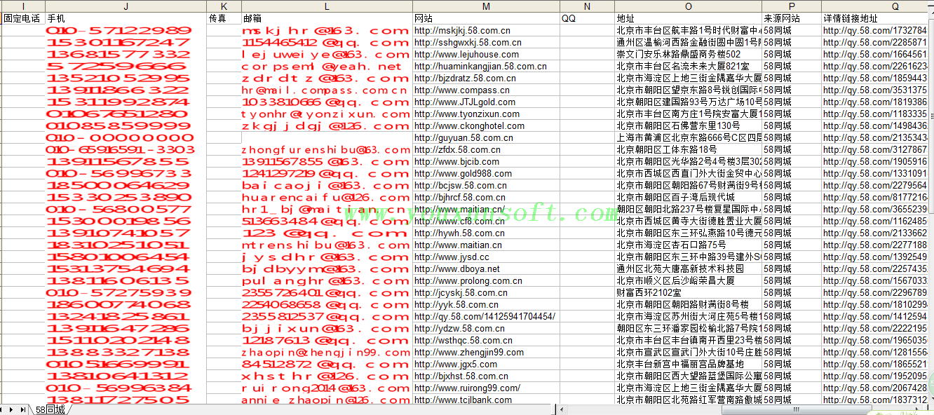 招聘企业信息采集器[58同城-赶集网-百姓网-南方人才网-卓博-智通人才网]-15